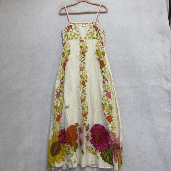 Elizabeth James The Label Dresses & Skirts - Elizabeth James The Label Annalisa Dress Womens Large White Floral Maxi Sundress